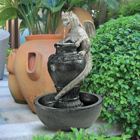 Viper Dragon And Celtic Spring Fountain