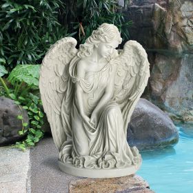 Quiet Countenance Praying Angel Statue