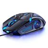 Mute Wired Mouse Six Keys Luminous Game E-Sports Machinery Computer Accessories