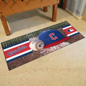 MLB - Cleveland Guardians "Block-C" Baseball Runner 30"x72"