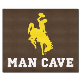 Wyoming Man Cave Tailgater Rug 5'x6'