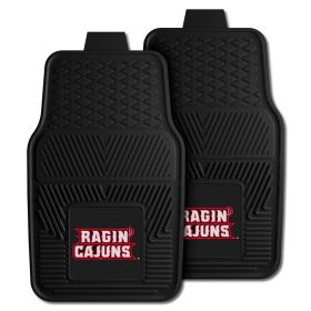 UL-Lafayette 2-pc Vinyl Car Mats 17"x27"