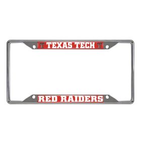 Texas Tech License Plate Frame 6.25"x12.25"