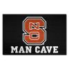 NC State Man Cave Starter Rug 19"x30"