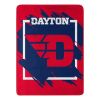 DAYTON OFFICIAL NCAA "Dimensional" Micro Raschel Throw Blanket; 46" x 60"