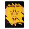 ARIZONA STATE OFFICIAL NCAA "Dimensional" Micro Raschel Throw Blanket; 46" x 60"