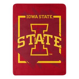 IOWA STATE OFFICIAL NCAA "Halftone" Micro Raschel Throw Blanket; 46" x 60"