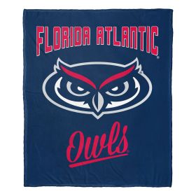 Florida Atlantic OFFICIAL NCAA "Alumni" Silk Touch Throw Blanket; 50" x 60"