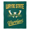 Wayne State OFFICIAL NCAA "Alumni" Silk Touch Throw Blanket; 50" x 60"