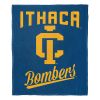 Ithaca College OFFICIAL NCAA "Alumni" Silk Touch Throw Blanket; 50" x 60"