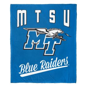 Middle Tennessee OFFICIAL NCAA "Alumni" Silk Touch Throw Blanket; 50" x 60"