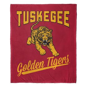 Tuskegee OFFICIAL NCAA "Alumni" Silk Touch Throw Blanket; 50" x 60"