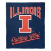 Illinois OFFICIAL NCAA "Alumni" Silk Touch Throw Blanket; 50" x 60"