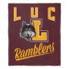 Loyola of Chicago OFFICIAL NCAA "Alumni" Silk Touch Throw Blanket; 50" x 60"