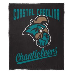 Coastal Carolina OFFICIAL NCAA "Alumni" Silk Touch Throw Blanket; 50" x 60"