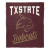 Texas State OFFICIAL NCAA "Alumni" Silk Touch Throw Blanket; 50" x 60"