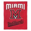 Miami of Ohio OFFICIAL NCAA "Alumni" Silk Touch Throw Blanket; 50" x 60"