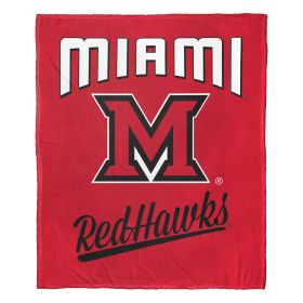 Miami of Ohio OFFICIAL NCAA "Alumni" Silk Touch Throw Blanket; 50" x 60"