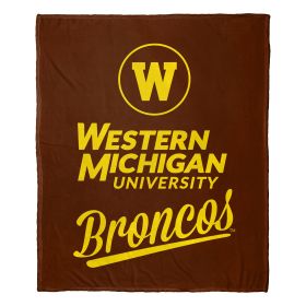 Western Michigan OFFICIAL NCAA "Alumni" Silk Touch Throw Blanket; 50" x 60"