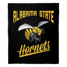 Alabama State OFFICIAL NCAA "Alumni" Silk Touch Throw Blanket; 50" x 60"