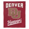 Denver OFFICIAL NCAA "Alumni" Silk Touch Throw Blanket; 50" x 60"