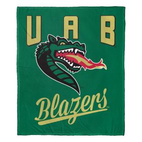 UAB Blazers OFFICIAL NCAA "Alumni" Silk Touch Throw Blanket; 50" x 60"