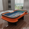 93" Classic Craps Dice Game Poker Table Blue