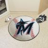 MLB - Miami Marlins Baseball Mat 27" diameter