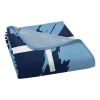 UNC OFFICIAL NCAA "Halftone" Micro Raschel Throw Blanket; 46" x 60"