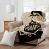 PURDUE OFFICIAL NCAA "Halftone" Micro Raschel Throw Blanket; 46" x 60"