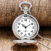 New Soviet Sickle hammer Style Quartz Pocket Watch Men women Vintage Bronze Pendant Best Gift masculino relogio Silver