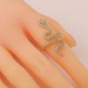 Vintage Unisex Snake Ring Plated Copper Paint Snake Ring Fashion Simple Snake Ring