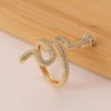 Vintage Unisex Snake Ring Plated Copper Paint Snake Ring Fashion Simple Snake Ring