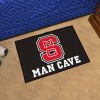 NC State Man Cave Starter Rug 19"x30"