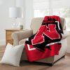 NEBRASKA OFFICIAL NCAA "Halftone" Micro Raschel Throw Blanket; 46" x 60"