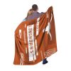 TEXAS OFFICIAL NCAA "Digitize" Raschel Throw Blanket; 60" x 80"