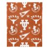 Texas OFFICIAL NCAA & Disney's Mickey Mouse Character Hugger Pillow & Silk Touch Throw Set