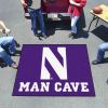 Northwestern Man Cave Tailgater Rug 5'x6'