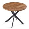 Easy-Assembly Round Dining Table,Coffee Table for Cafe/Bar Kitchen Dining Office