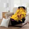 ARIZONA STATE OFFICIAL NCAA "Dimensional" Micro Raschel Throw Blanket; 46" x 60"