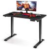 Electric Standing Gaming Desk with Height Adjustable Splice Board