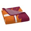 VIRGINIA TECH OFFICIAL NCAA "Halftone" Micro Raschel Throw Blanket; 46" x 60"