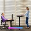 Electric Standing Gaming Desk with Height Adjustable Splice Board