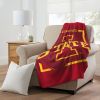 IOWA STATE OFFICIAL NCAA "Halftone" Micro Raschel Throw Blanket; 46" x 60"