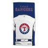 [Personalization Only] OFFICIAL MLB Jersey Personalized Beach Towel - Texas Rangers