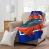 FLORIDA OFFICIAL NCAA "Dimensional" Micro Raschel Throw Blanket; 46" x 60"