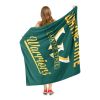 Wayne State OFFICIAL NCAA "Alumni" Silk Touch Throw Blanket; 50" x 60"