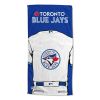 [Personalization Only] OFFICIAL MLB Jersey Personalized Beach Towel - Toronto Blue Jays