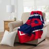 DAYTON OFFICIAL NCAA "Dimensional" Micro Raschel Throw Blanket; 46" x 60"