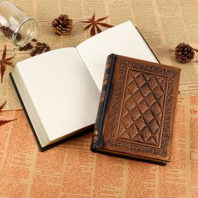 Stylish leather notebook (Option: Bronze)